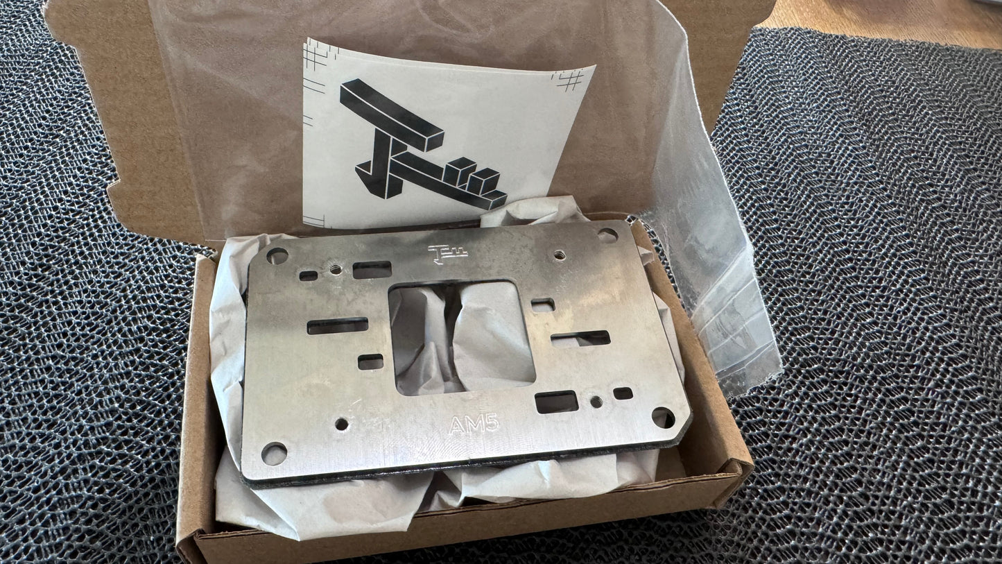 AM5 Stainless Steel Backplate (In-Stock)