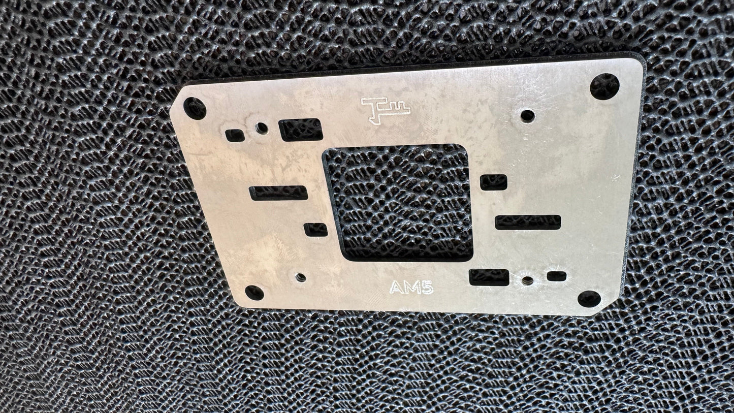 AM5 Stainless Steel Backplate (NEW BATCH)